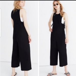 Madewell texture and thread side tie jumpsuit